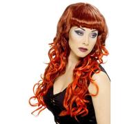 Smiffy's Siren Wig (Red/ Black)
