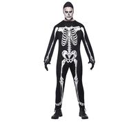 Skeleton Jumpsuit Costume (Large) | Halloween