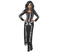Smiffys Skeleton Costume, Black (Size S)