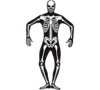 Smiffys Skeleton Costume Skinsuit in Black | Size: Large Smiffys Black L