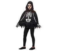Smiffys Skeleton Halloween Costume in Black Smiffys Black One Size