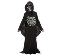 Smiffys Skeleton Reaper Costume, Black (Size L)