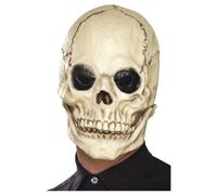 Smiffys Skull Mask, Foam Latex, White