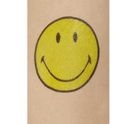 Smiffys Smiley Transfer Tattoos Pack of 9, Official Smiley License Pack of 9 Tattoos with Iconic Smiley Design, Eye-Catching Accessories Perfect for Events, Festivals & Parties