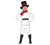 Smiffys Snowman Costume Set in White | Size: 7-9 Years Smiffys White 7-9 Years