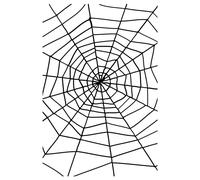 Smiffys Spider Web Dration in Black Smiffys Black