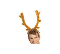 Smiffy's Party Antlers - Stag Night Horns - Brown with Headband - Adult