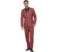 Smiffys Stand Out Suit Adults Stag Night Hawaiian Fancy Dress Costume Mens Suit