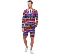 Mens Sunset Flamingo Miami Suit Beach Party Stag Do Formal Outfit Fancy Dress