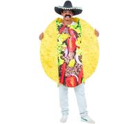 Smiffys Taco Costume Tabard in Yellow Smiffys Yellow