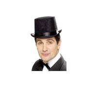Smiffy's Tales Of Old England Indestructible Topper Hat - Black - hat fancy dress top indestructible topper tales old england