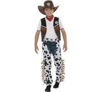 Texan Cowboy Sheriff Toy Story Boy's World Book Day Fancy Dress Costume Free Hat