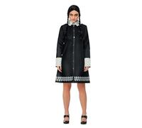 Creepy and Chic: Wednesday Costume - Exclusive Smiffys Design UK12-14
