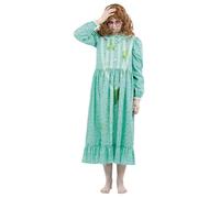 Smiffys The Exorcist Regan Costume, Adults Green Dress with Vomit Print & Cuff Details, Official Exorcist License Costume, Perfect for Halloween & Themed Parties