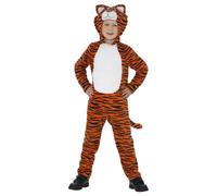 Smiffys Tiger Costume in Orange | Size: 4-6 Years Smiffys Orange 4-6 Years