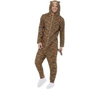 Smiffys Tiger Costume Jumpsuit in Brown | Size: Medium Smiffys Brown M