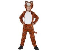 Smiffys Tiger Costume, Orange & Black (Size S)