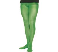 Smiffys Tights Green Mens, Green 70 Denier, Christmas Fancy Dress Accessory, Christmas Dress Up Accessories