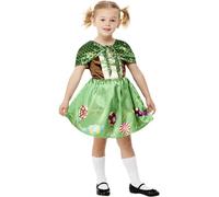 Smiffys Toddler Gretel Costume Dress & Capelet, Girls Fancy Dress, Storybook Character Dress Up Costumes