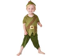 Smiffys Toddler Robin Hood Costume, Green & Brown (Size T2)