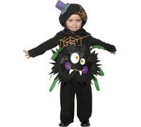 FANCY DRESS COSTUME # CHILDS HALLOWEEN CRAZY SPIDER TODDLER T2 AGE 3-4 YEARS