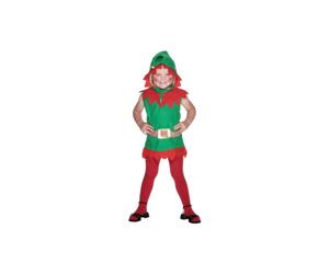 Smiffy's Toddler's Elf Costume, Belt & Tunic, Elf, Size: T1, 26019 - elf costume toddler fancy dress christmas kids outfit girls helper age years