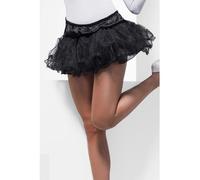 Ladies Tulle Petticoat Tutu Black