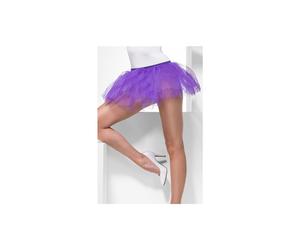 Smiffy's Tutu - Purple - tutu purple underskirt fancy dress ladies accessory smiffys womens