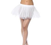 Smiffys Tutu Underskirt, White 4 Layers, 30cm Long, Fever Tutu's & Petticoats Fancy Dress, Fever Dress Up Accessories