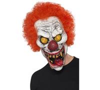 Smiffys Twisted Clown Mask, Red