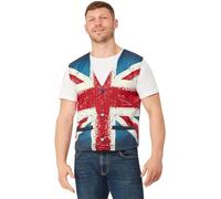 Mens Union Jack Fancy Dress Waistcoat GB Union Flag Print Olympics by Smiffys