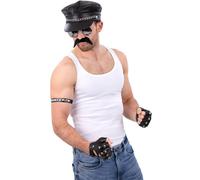 Smiffys Unisex Adult 80s Rock Icon 80s Costume Accessory Set