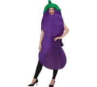 Smiffys Unisex Adult Aubergine Costume Set