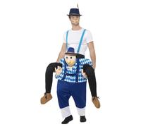 Smiffys Unisex Adult Bavarian Piggy Back Costume