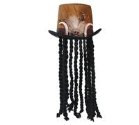 Smiffys Unisex Adult Deluxe Witch Doctor Top Hat