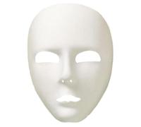 Smiffys Viso Full Face Eyemask, White , Eyemasks Fancy Dress, Adult Dress Up Eye masks