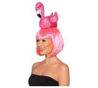 Smiffys Unisex Adult Flamingo Headband Pink (One Size)