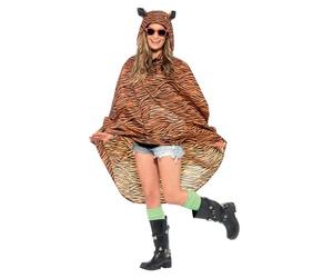 Smiffys Unisex Adult Flower Party Poncho