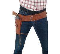Smiffys Unisex Adult Holster Pocket Faux Leather Belt