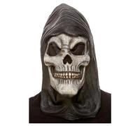 Smiffys Unisex Adult Hooded Skeleton Latex Mask