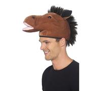 Smiffys Unisex Adult Horse Costume HeadpieceOne Size Brown SM3800