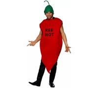 Smiffys Unisex Adult Hot Chili Pepper Costume