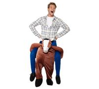 Smiffys Unisex Adult Piggy Back Costume Set