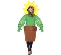 Smiffys Unisex Adult Sunflower Costume Set