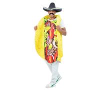 Smiffys Unisex Adult Taco Costume Tabard