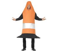 Smiffys Unisex Adult Traffic Cone Costume Tabard