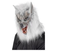 Smiffys Unisex Adult Wolf Mask Grey (One Size)