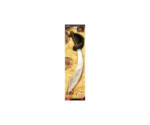 Smiffys Unisex Eyepatch And Pirate Sword - Fancy Dress Cutlass Accessory New - pirate eyepatch sword fancy dress smiffys cutlass accessory new