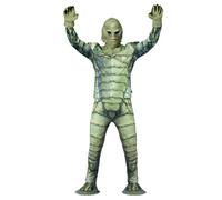 Smiffys Universal Monsters Creature From The Black Lagoon Costume, Adults Official License Outfit with Latex Mask & Gloves for a Complete Creature Look, Perfect for Halloween and Themed Parties