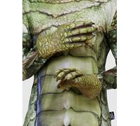 Smiffys Universal Monsters Creature From The Black Lagoon Latex Gloves, Adults Green Textured Glovess Sculpted Nails & Scale Details for a Realistic Look, Perfect for Halloween and Themed Parties